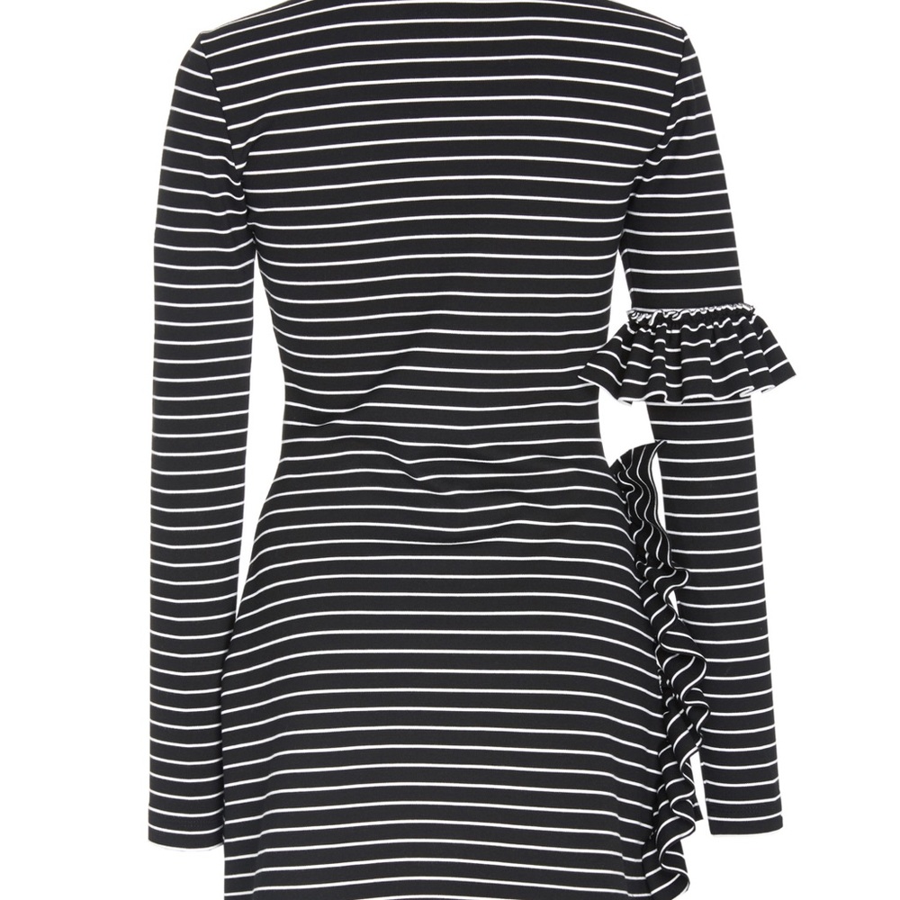 New Cynthia Rowley Luna knit striped mini dress S - Picture 4 of 8